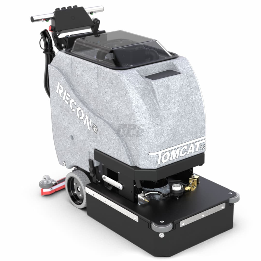 A rendered image of the Tomcat RECON floor scrubber